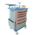 ABS Hospital Medical Cheap Adjustable Emergency Treatment Trolley